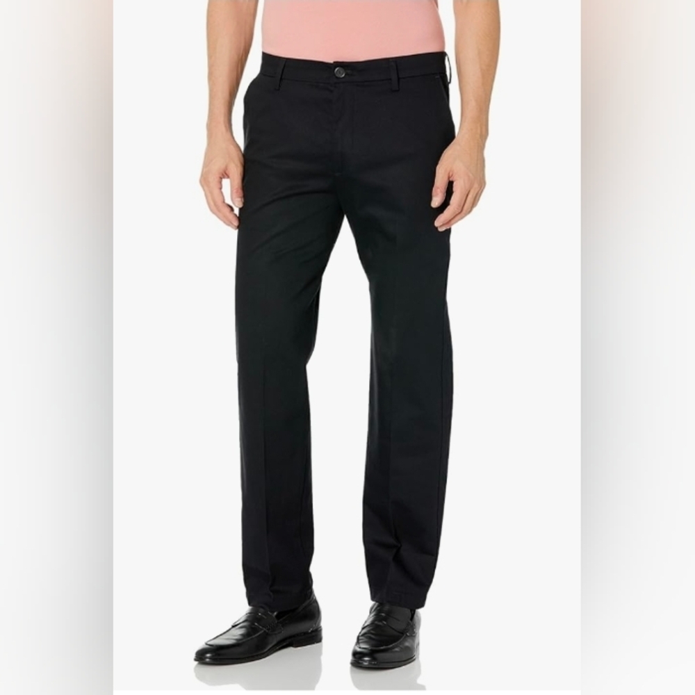 Dockers Mens D2 Straight Fot Khaki Black W33 L34
